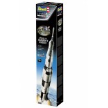 KIT PARA MONTAR REVELL FOGUETE APOLLO 11 SATURN V ROCKET 1/96 183 PEÇAS 114 CM COMPLETO COM TINTA COLA E PINCEL REV 03704